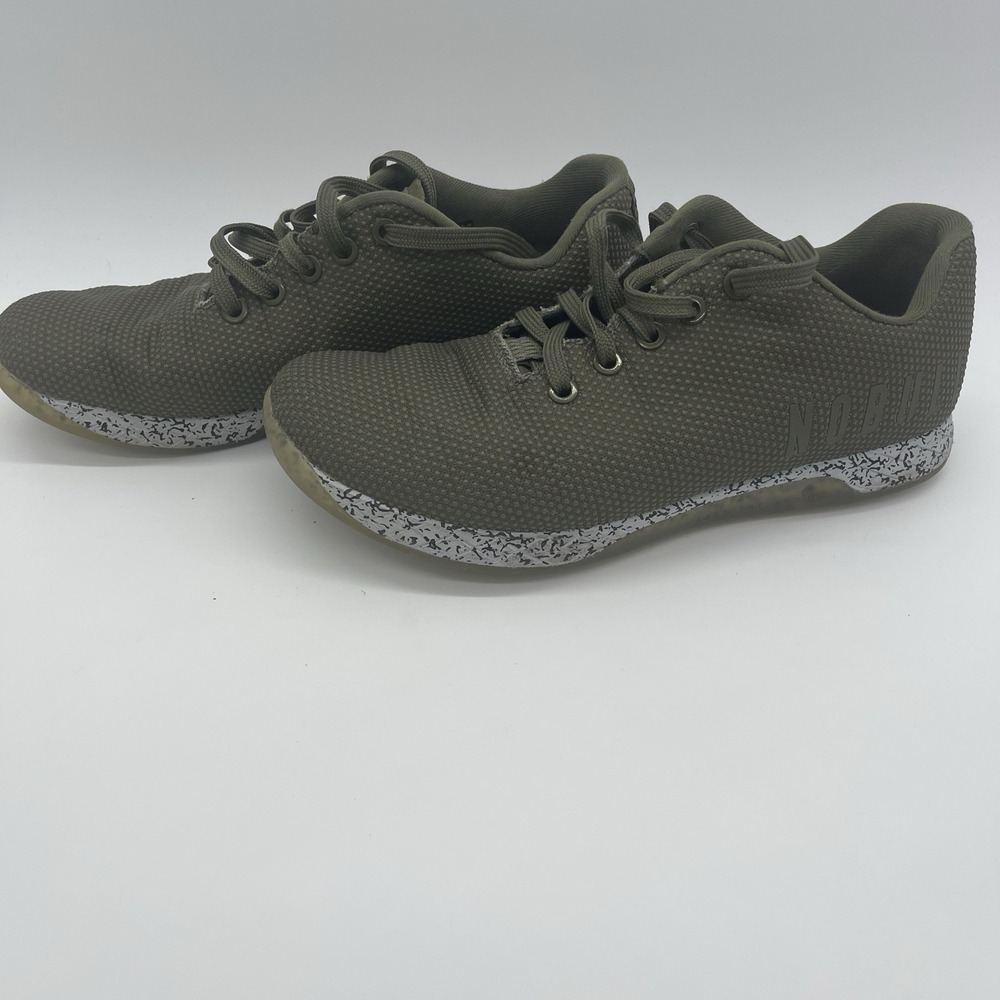 NOBULL Outwork SuperFabric Army Green Trainers Women's Sz 9 Men's Sz 7.5 Shoes
